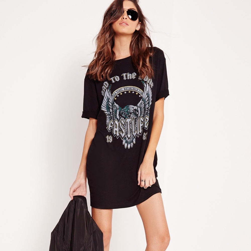 Missguided t shirt dress